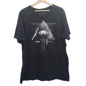 Alice In Chains T Shirt Fog Mountain 2018 Tour Concert Rock Music Band Size XXL